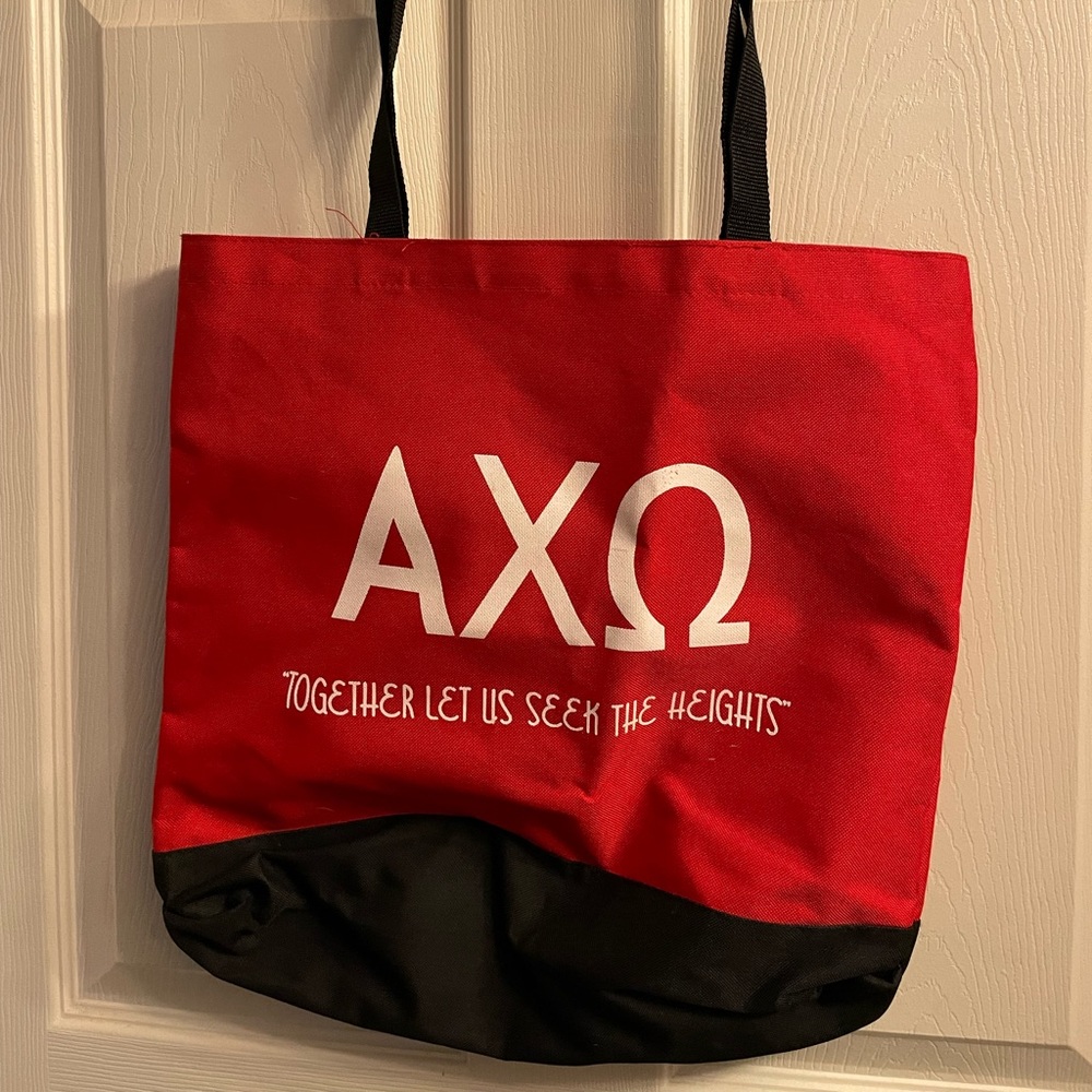 Alpha Chi Omega tote bag